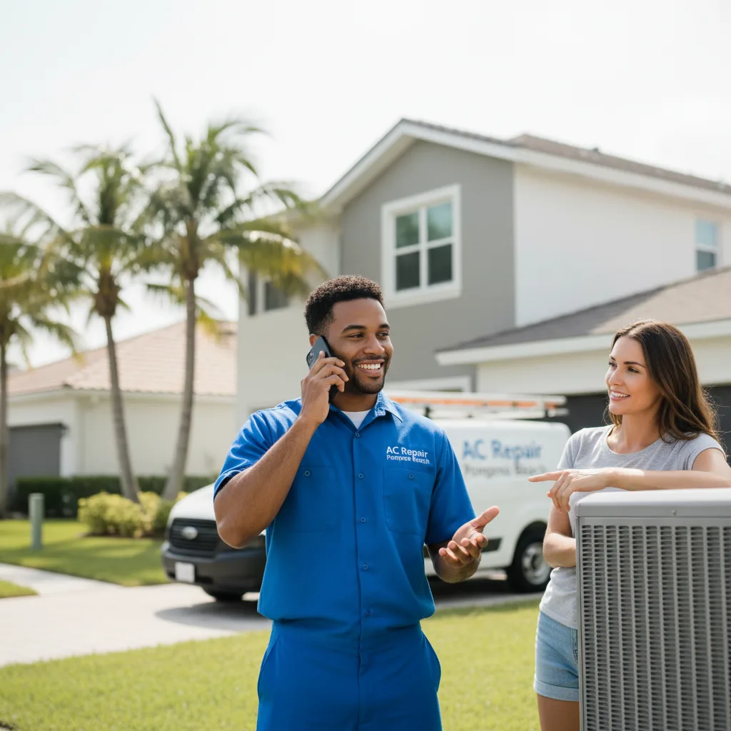 AC Repair Pompano Beach customer support in Beach Lake
